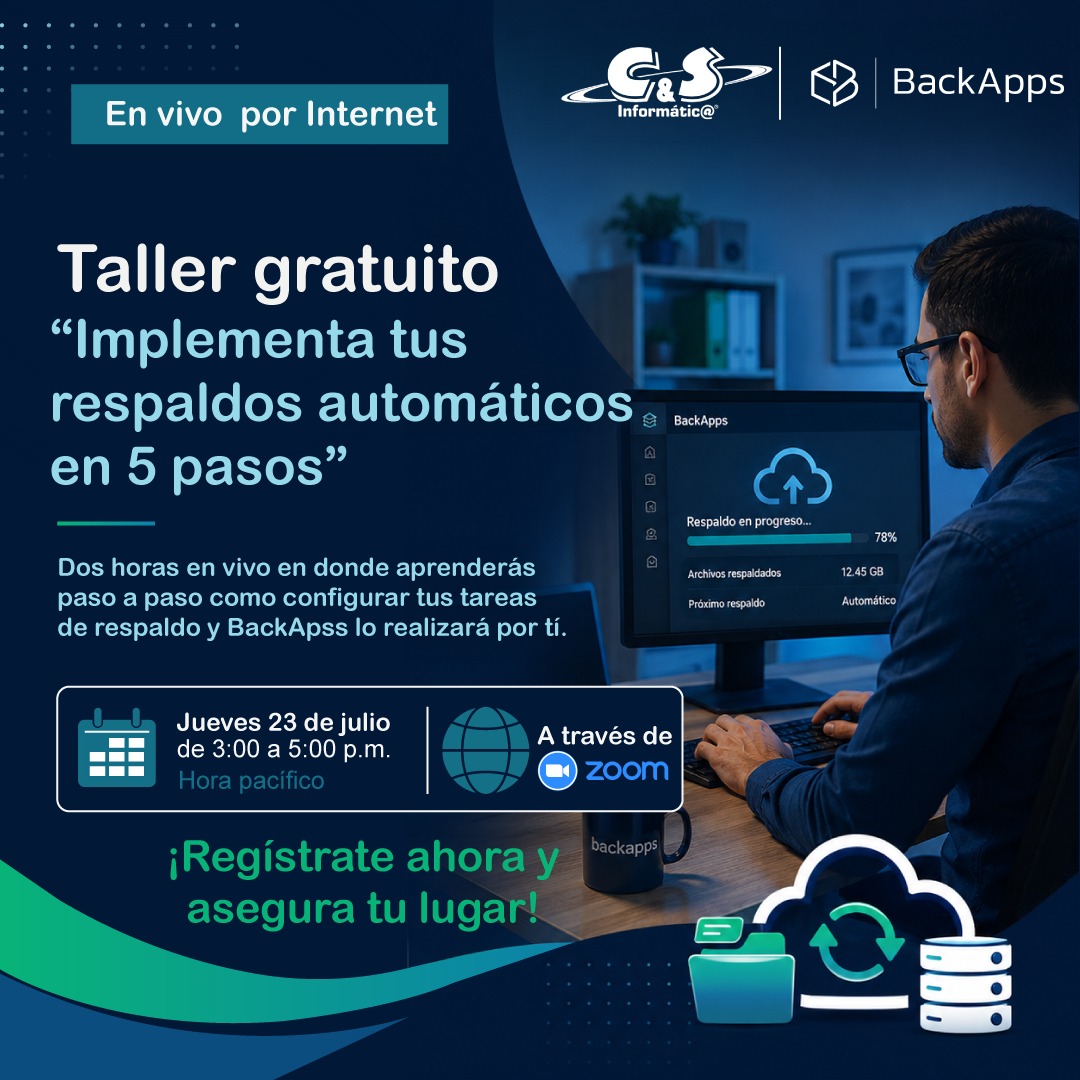 Implementa tus respaldos automáticos en 5 pasos